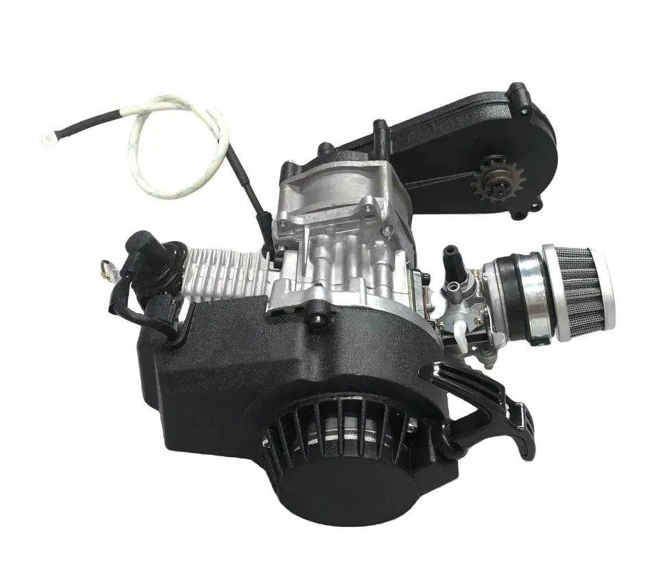 고성능 49cc 2 스트로크 풀 스타트 엔진 49cc 미니 모토 크로스 핏 쿼드 먼지 자전거 ATV 버기 판매