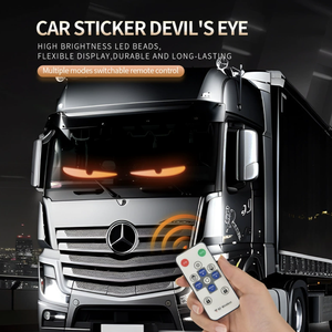 <span class=keywords><strong>LED</strong></span> hiển thị linh hoạt ánh sáng-mục đích xe tải Devil của mắt Xe Màn hình quảng cáo đầy đủ màu sắc thông minh dán xuyên biên giới Vụ Nổ - Product Image 2