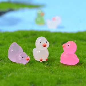 Breloques personnalisées en forme de canard lumineux 3D, best-seller, pour coques de téléphone, vente en gros, breloques en résine lumineuses DIY personnalisées - Product Image 4