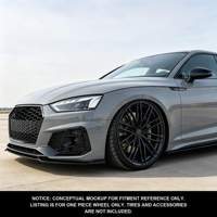 Alliage d'aluminium forgé sur mesure 12000T |   Certifié DOT |   MOQ 4 18-24 Jantes multi-branches Hyper Black neuves pour Audi A5 S5