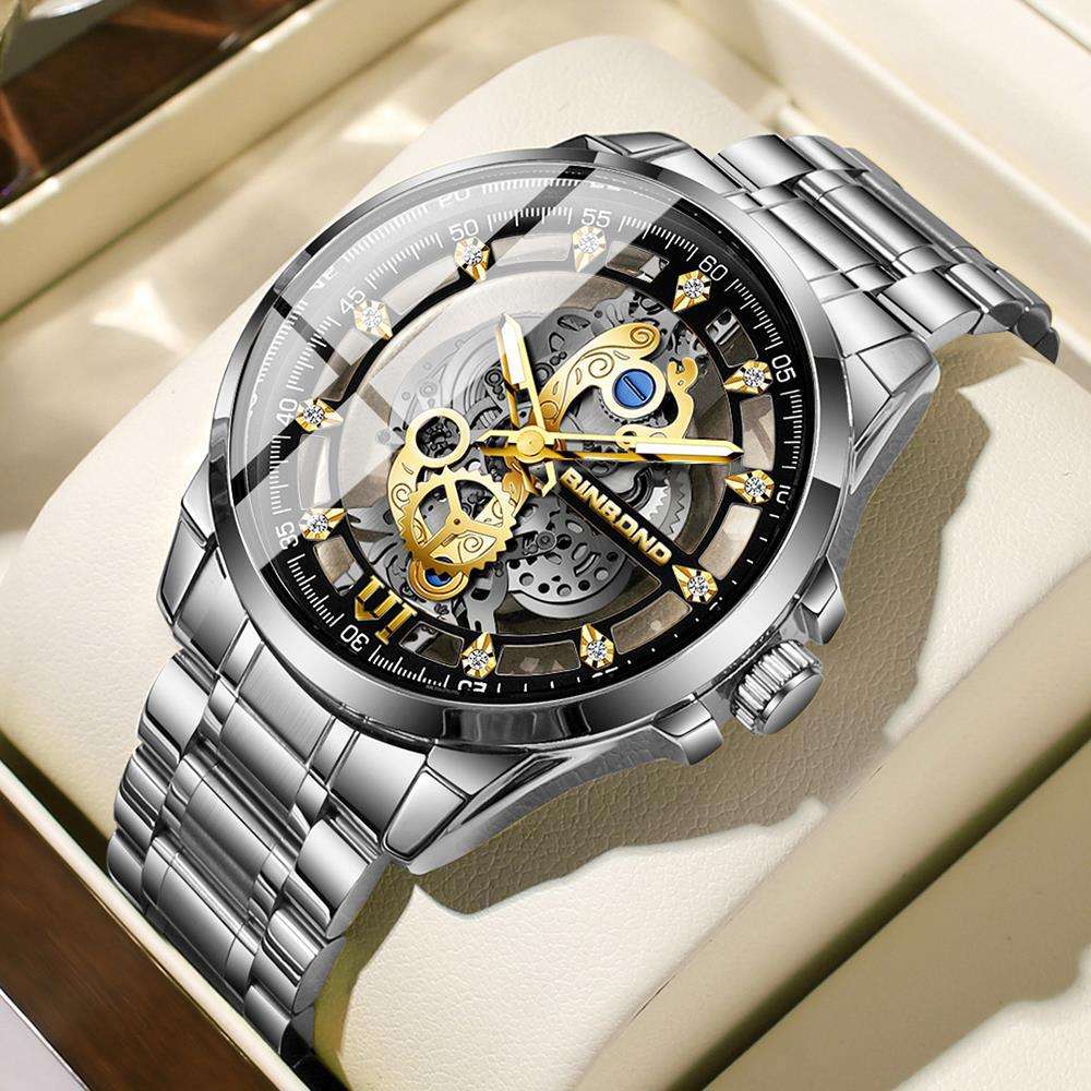 Bracelet en acier argenté 5