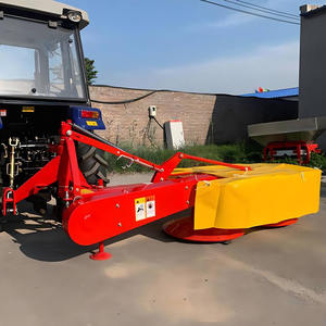 Cortador de césped de alfalfa montado en cuatro ruedas de alta calidad, motor y bomba eficientes de doble disco para cosecha de Tractores - Product Image 4