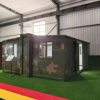 Maison préfabriquée extensible de 20 pieds, maison pliable portable pour l'hébergement familial