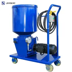 Bomba lubrificante elétrica poderosa do ferro fundido Estrutura móvel do pistão do dispositivo do óleo seco multiponto - Product Image 2