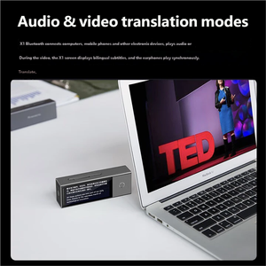 Traductor de Interpretación Simultánea con IA para Reuniones, Auriculares Host Todo en Uno, 43 Idiomas en Línea, Dispositivo de Traducción Bidireccional - Product Image 4