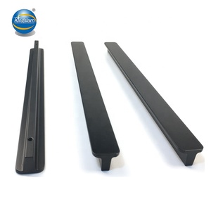 Puxadores de Cozinha em Alumínio Minimalistas em Forma de T, Qualquer Comprimento para Hotel e Gavetas de Quarto - Product Image 6
