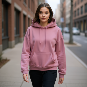 Sweat à capuche personnalisé pour homme Reklo Industries, en molleton épais de coton, chaud pour l'hiver, style streetwear, coupe ample, service OEM ODM - Product Image 2