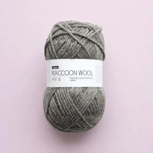 Fil à tricoter en laine de raton laveur à fibres longues et moelleuses, pelote de 95g, 138m, pour crochet avec crochet de 7,0mm, artisanat de tricot d'hiver fait main - Product Image 1