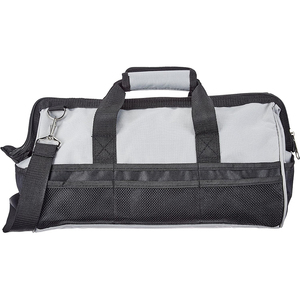 Échantillon gratuit Sac à outils en toile imperméable avec sangles réfléchissantes de sécurité Sac à outils portable multi-poches avec large ouverture OEM/ODM - Product Image 6