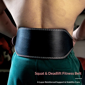 Cinturón de Levantamiento de Pesas Ajustable Personalizado para Hombres y Mujeres, Soporte <span class=keywords><strong>Lumbar</strong></span> de PVC Resistente para Sentadillas, Peso Muerto y Levantamiento de Potencia en el Gimnasio - Product Image 2