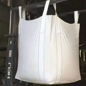 Polypropylene FIBC PP Big Bag GRS Certified Factory 2000KG Bulk Sack Inner Corner 1 Ton Super Jumbo Sand Bag PP Woven Jumbo Bag