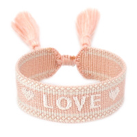 Bracelet boho en pampilles, 70 modèles, bijou brodé, personnalisé, en dentelle, pour mariage, 20 pièces