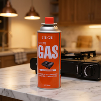 Cartouche de gaz butane jetable de type baïonnette 220g/250g, en métal, anti-explosion, anti-fuite, pour réchaud de camping