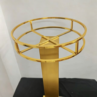 Rak Bunga Pernikahan & Pesta Ulang Tahun Modern dari Baja Tahan Karat Tinggi 110CM Dekorasi Meja Dessert Merek IMUWEN Model 6042802
