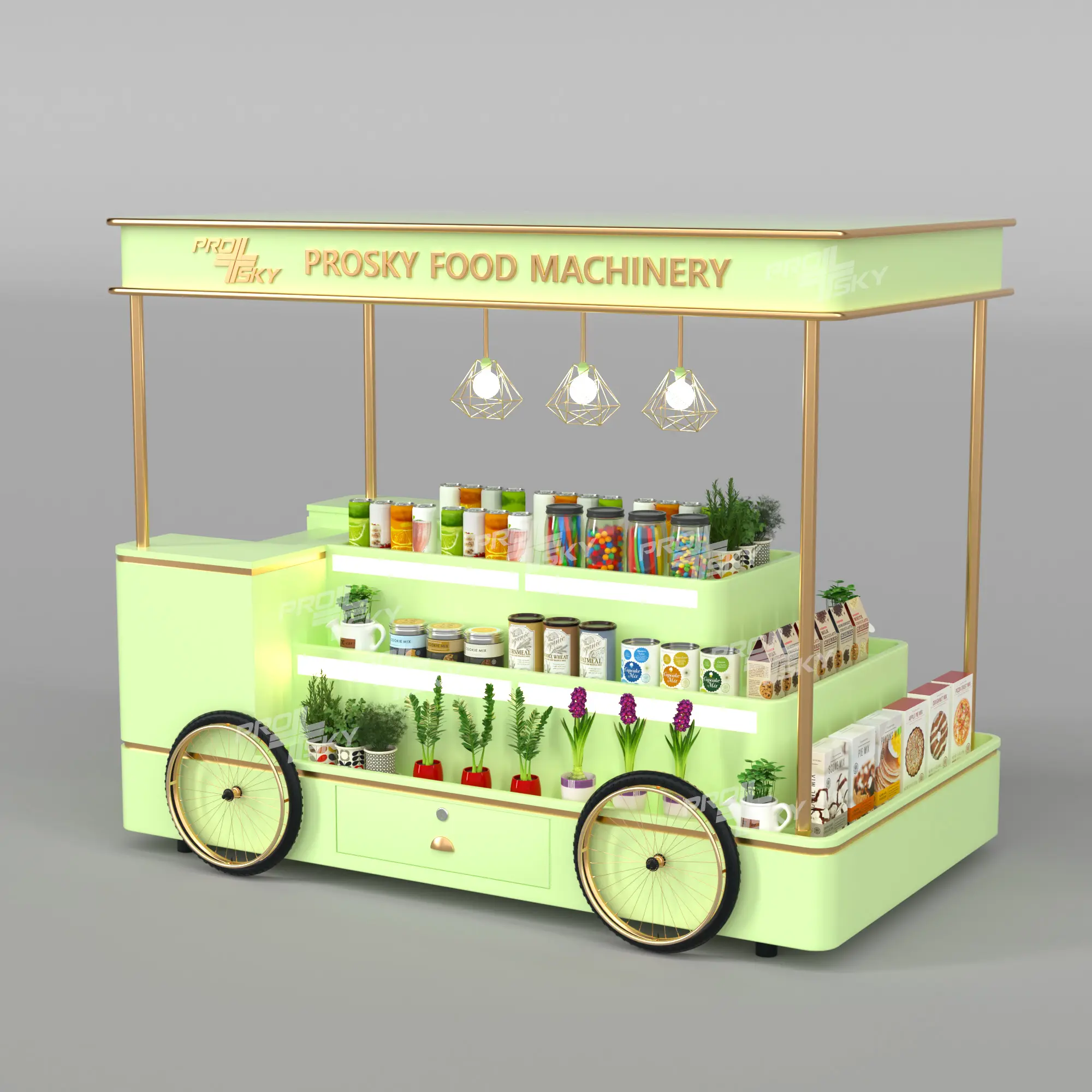 2023 Brand New Street Mobile Ice Cream Bike Cart Customized Freezer Gelato Ice Cream Vendor Bike Cart For Sale