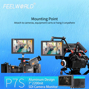 Monitor de Cámara FEELWORLD P7S con Soporte 3D LUT, Aluminio de Aviación Resistente, Pedidos al por Mayor para Empresas de Alquiler, Firmware Personalizado - Product Image 6