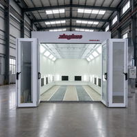 Solution tout-en-un Premium : Cabines de peinture automobiles diesel 43 kW 80 ° Cabine de peinture automobile avancée C Baking Paint Booth Advanced Automotive Spray Oven Room