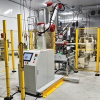 Sistem Palletizing Robot Kolaboratif Focus Machinery Cobot Palletizer untuk Karton/Kotak 20kg 30kg 50kg