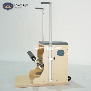 Queenlife Luxury Combo Chair Maple Wood Durable Portable <strong>Reformer</strong> F2 <strong>System</strong> Yoga Studio Pilates Equipment for Body Application - Product Image 4