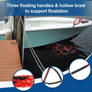 Corde tressée PP/PE prix usine pour Sports nautiques vague surf wakeboard <span class=keywords><strong>Jet</strong></span> <span class=keywords><strong>ski</strong></span> nautique avec poignée EVA - Product Image 5