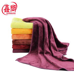 Toalla de microfibra Xinshang 35x75cm de secado rápido y absorbente para la cara y el cabello, toalla promocional de regalo. - Product Image 5