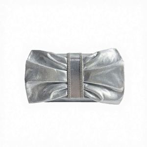 Nautical Lobster Geometric Beaded Fold Over <b>Clutch</b> Navy White Women Evening Party Resort Statement Accessory Fashion <b>Wedding</b> - Product Image 3