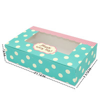 En gros Personnalisé Imprimé Gâteau Beignet Emballage Boîte De Papier Oeufs Tarte Boîtes De Pâtisserie Avec Fenêtre