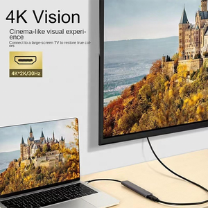 Hub d'<span class=keywords><strong>adaptateur</strong></span> compatible USB C Type C vers HDMI 7 en 1 avec lecteur de carte 4K HD HDMI PD <span class=keywords><strong>SD</strong></span> TF <span class=keywords><strong>SD</strong></span>/TF pour ordinateur portable Macbook - Product Image 6