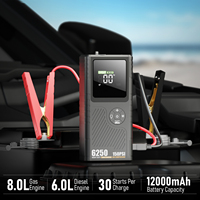 12000mAh Portable voiture saut démarreur 12V 4-en-1 multifonctionnel haute puissance Plus 2700A pompe à Air compresseur pneu camions