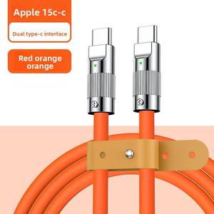 Cable <span class=keywords><strong>USB</strong></span> <span class=keywords><strong>C</strong></span> de Carga Rápida de 27 W y 6 A, Blindado, Irrompible, Resistente, con Envoltura de TPE, Organizador, Admite Transferencia de Datos, Conductor de Cobre - Product Image 2