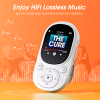 Lecteur de musique MP3 portable à clipser avec radio FM, enregistreur vocal, utilisation simple pour les personnes âgées, les sports, l'usine OEM/ODM