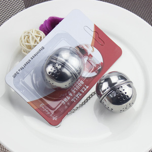 Stainless steel spherical <b>tea</b> <b>infuser</b>, kitchen seasoning, spice blender, egg <b>tea</b> strainer, kitchen gadgets - Product Image 1