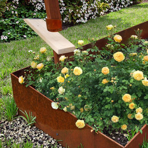 Factory Premium Fencing Corten Steel Garden Ribete Galvanizado Steel Garden Eding Modern para Villas Yards Lawn Landscape Borders - Product Image 5