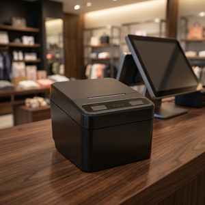 POS58L มินิเดสก์ท็อปบลูทูธเครื่องพิมพ์ฉลากความร้อน 203DPI เครื่องทำใบเสร็จสติกเกอร์ไร้หมึกสำหรับร้านค้าปลีกคาเฟ่ธุรกิจขนาดเล็ก - Product Image 2
