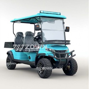 OEM Custom 4 Seater Electric Golf Cart <b>72V</b> Lithium Golf Buggy For Golf Course & Resort Sightseeing - Product Image 2