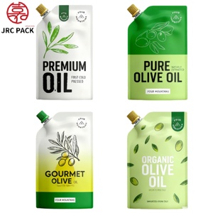 Plastic Liquid Packaging Doypack Olive Oil <b>Stand</b> up Oblique <b>Drink</b> Bag Spout Pouch with PET+NY+PE Material for Oil - Product Image 3