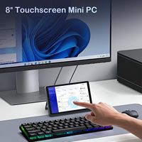 Nueva Mini PC N150 (Hasta 3.6GHz) 12 Núcleos, 12GB RAM DDR5, 256GB/512GB/1TB SSD M.2, Pantalla Táctil de 8 Pulgadas, 4K, Doble Pantalla, 3 Años de Garantía