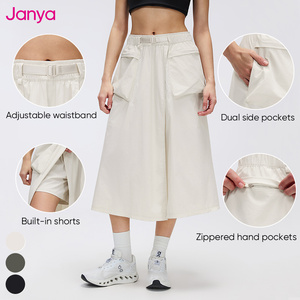 Janya Nouvelle <span class=keywords><strong>Jupe</strong></span> Midi Légère Imperméable à Plusieurs Grandes Poches, Taille Haute, Style Cargo Décontracté et Sportif pour Femme - Product Image 1