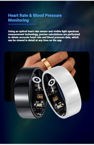 Oem חדש מותאם אישית nfc קרמיקה טבעת rfid ללא תשלום עם פונקצית שליטה מרחוק גשש שינה פונקציה - Product Image 3