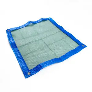 Iraq Mono Pe Webbing Brandvertragende Hefei Fabriek Plastic Veiligheidsnet Voor Steiger En Bouw