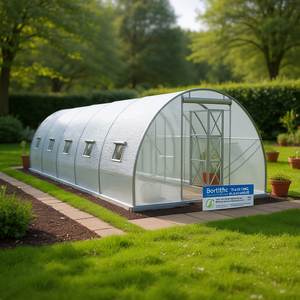 Serra Bortithc 7,4m con Copertura in Polietilene e Telaio in Acciaio Zincato per Uso Giardino - Product Image 2