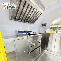 Remolque de Comida Móvil Totalmente Equipado, Carrito de Comida, Camión de Venta de Comida en Venta