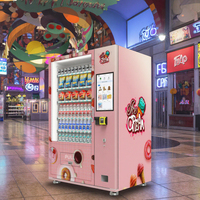 Meilleure vente en Europe Distributeur automatique de boissons pour aliments et boissons Distributeur automatique de collations avec paiement par carte de monnaie en espèces