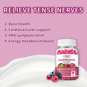 Compléments alimentaires en gommes sans sucre, enrichis en vitamines et en calcium, glycinate de magnésium, améliorent la mémoire ou le sommeil - Product Image 3