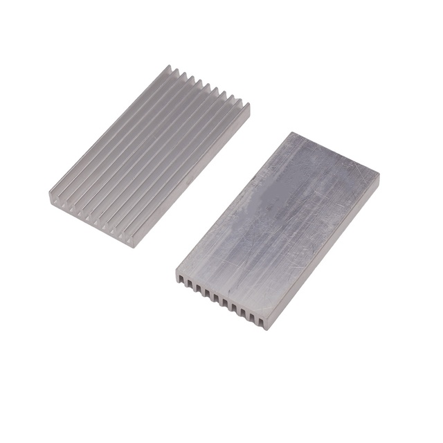 Custom CNC Machined Industrial Aluminum Radiators, Anodized 6063 T6 Extruded Aluminum Radiators