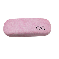 Étui à lunettes optiques avec logo personnalisé, boîtes d'emballage pour lunettes de soleil de haute qualité en gros, étui à lunettes en lin en gros