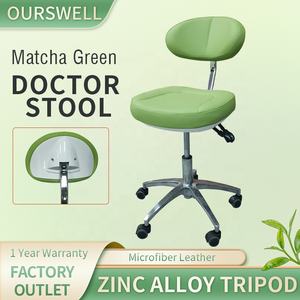 Attrezzatura usata a basso prezzo alta qualità forte durata usata sedia sgabello medico dentale sedia riunito dentale con morbida pelle - Product Image 4