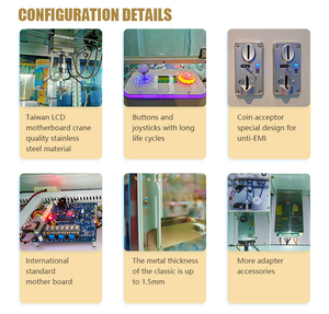 Nhật Bản Claw Máy Token Coin Hóa Đơn Chấp Nhận Greifautomat Búp Bê Grabber Trung Tâm Trò Chơi Giải Thưởng Coin Hoạt Động Đồng Xu Hoạt Động Trò Chơi - Product Image 5