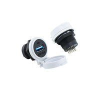 Conector USB Impermeable IP67 para Montaje en Panel, Venta al Por Mayor