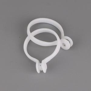 Anneaux de rideau en plastique en forme de C, crochets, clips, crochets de suspension pour rideaux, crochets de rideaux - Product Image 2